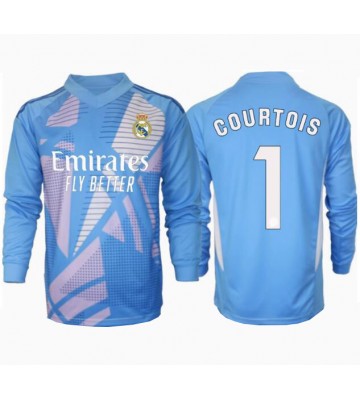Real Madrid Thibaut Courtois #1 Målvakt Hemmatröja 2024-25 Långärmad
